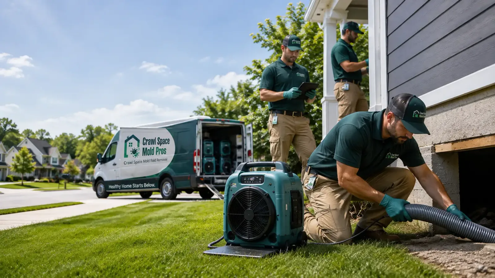 Crawl Space Mold Removal in Cranbury, NJ